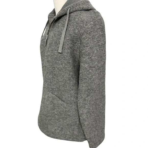 Hartford Hooded Zip Up Jacket Wool Blend Sweater — Size M - Picture 2 of 5